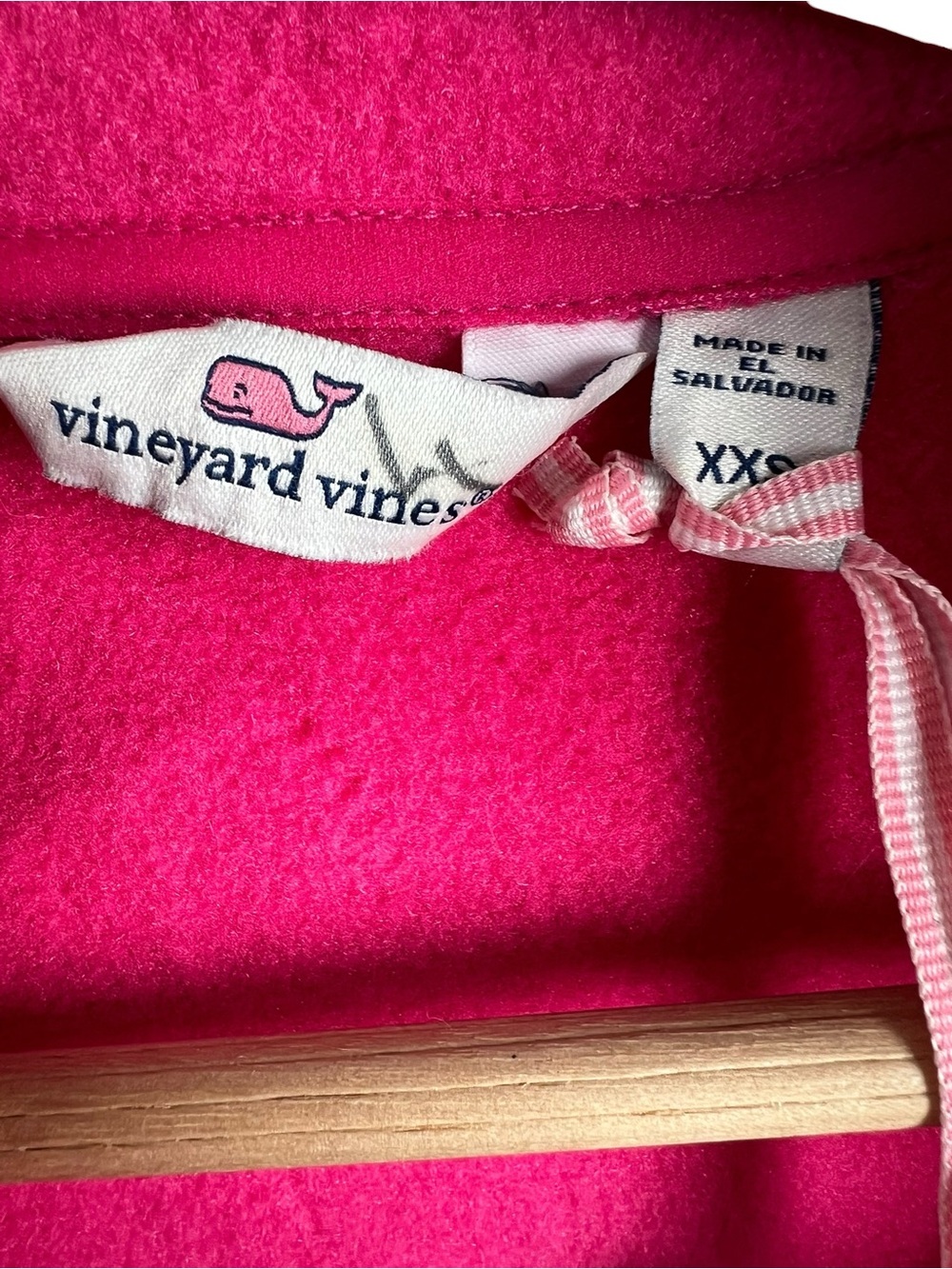 Vineyard Vines harbor fleece 1/4 zip women’s size XXS - Picture 5 of 6